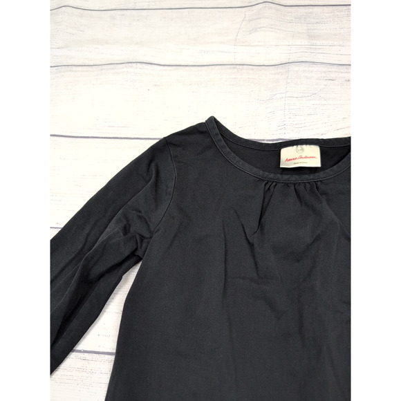 6 Hanna Andersson Black Lotsa Ruffles Dress - Picture 2 of 6